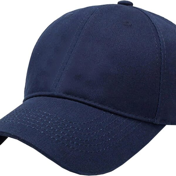 Adult Plain Baseball Cap Hat Classic Adjustable Size Dad Hat for Running Workouts and Outdoor Activities All Seasons