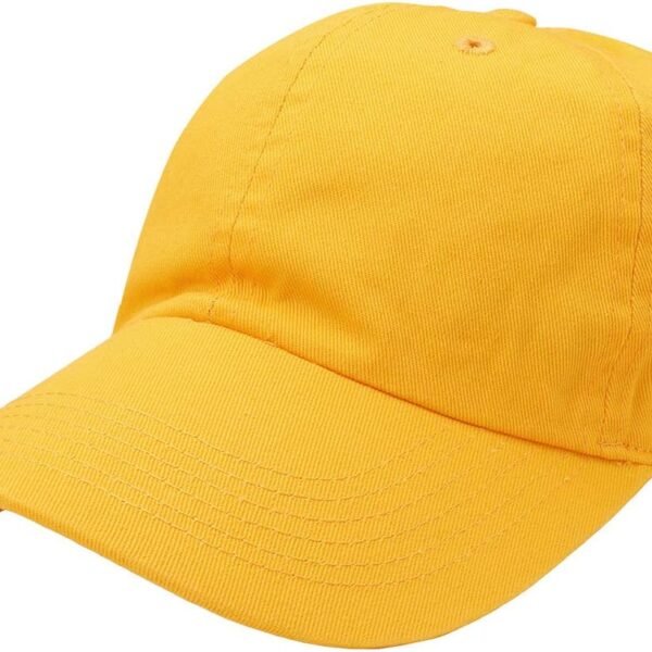Classic Baseball Cap Dad Hat 100% Cotton Soft Adjustable Size
