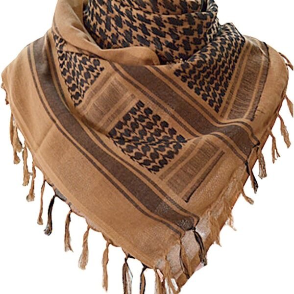 Military Shemagh Tactical Desert Scarf, 100% Cotton  Neck Head Scarf Wrap for Men Women