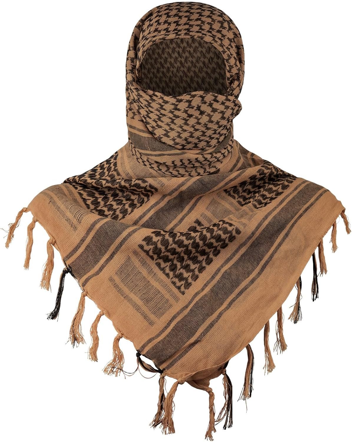 Military Shemagh Tactical Desert Scarf, 100% Cotton Neck Head Scarf Wrap for Men Women - Image 2